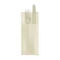 Serviette pochette TNT 40x40cm ivoire (8D)